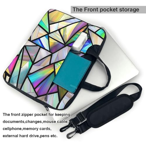 Bolso para portátil geométrico impermeable 15.6 pulgadas miniatura 5