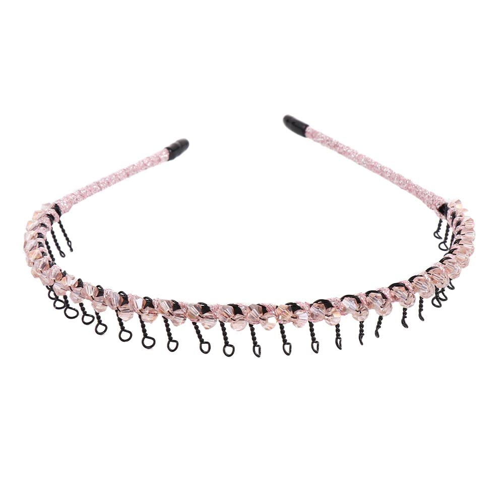 Amazon.com : Decorative Sparkly Glitter Rhinestone Headbands  display picture 2
