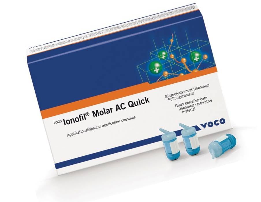 Voco 1632 Ionofil Molar AC Quick Packable Glass Ionomer Restorative Capsules A3 48/Pk