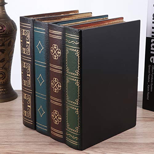 BESPORTBLE Caixa de armazenamento de livros vintage falsos livros para decoração de casa, encher uma