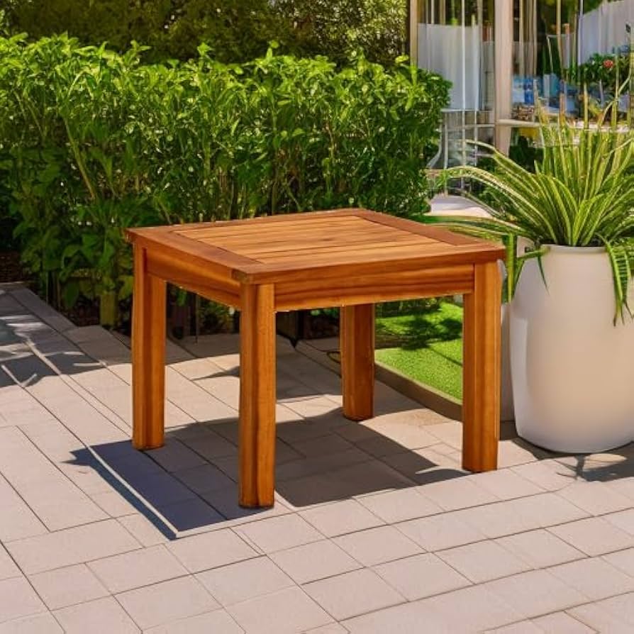 Amazon.com : vidaXL Coffee Table Natural Wood Solid Acacia Wood