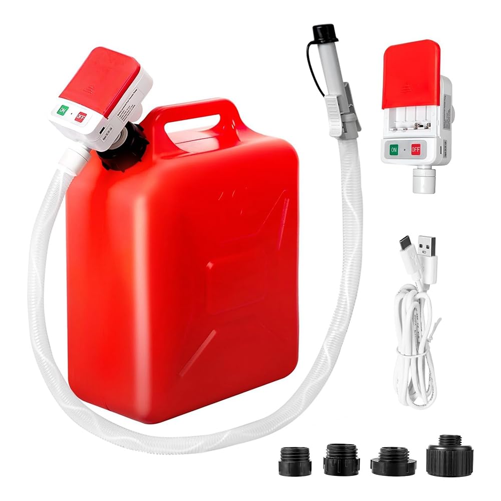Pompe de transfert de carburant automatique USB avec batterie et arrêt automatique