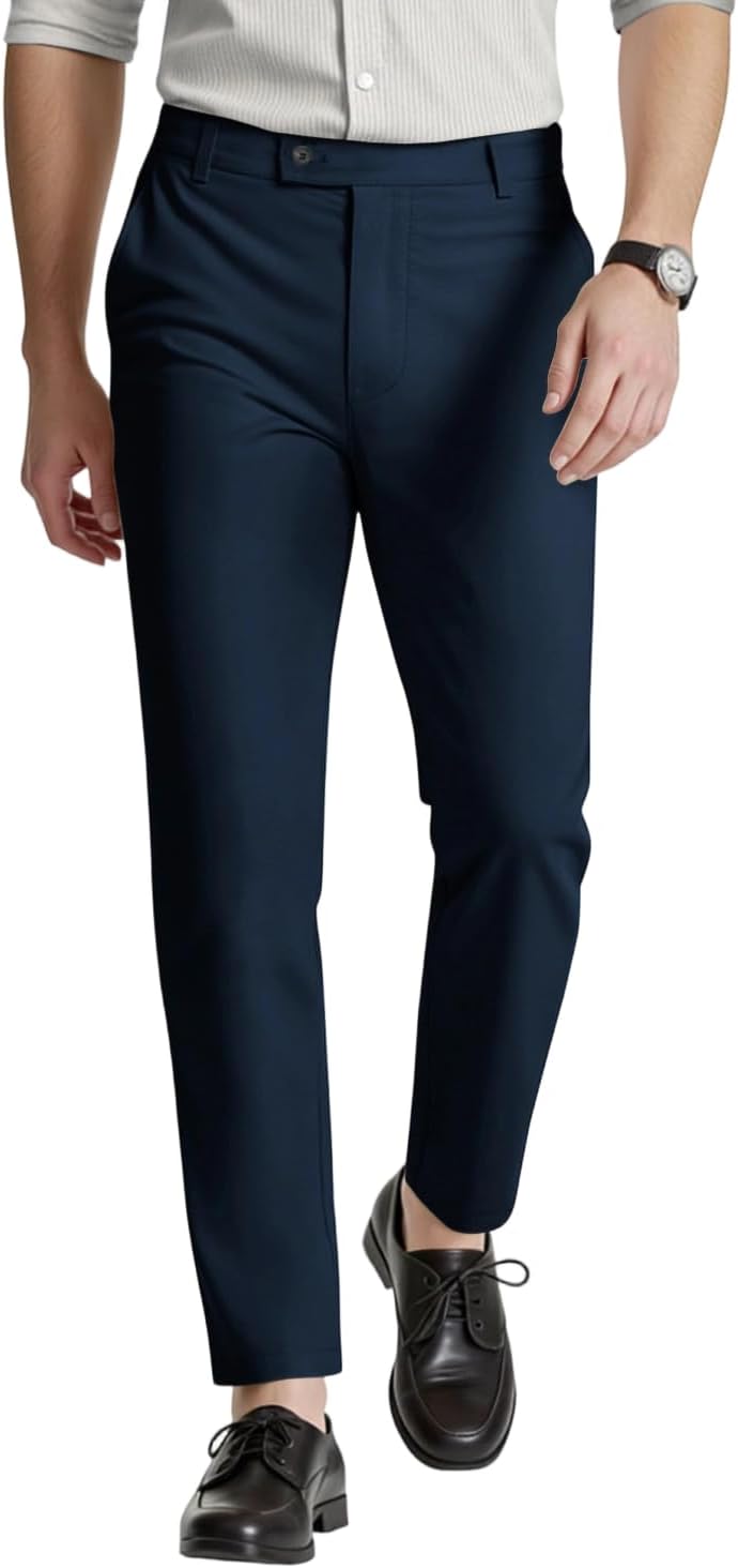 GINGTTO Mens Dress Pants Slim Fit Stretch Formal Pants for Men