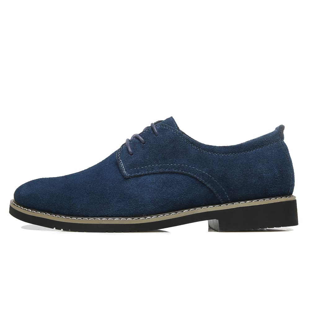 Zapatos Oxford de ante para hombre, estilo clásico británico, mocasines con borlas para uso casual y de negocios, suela suave para conducir