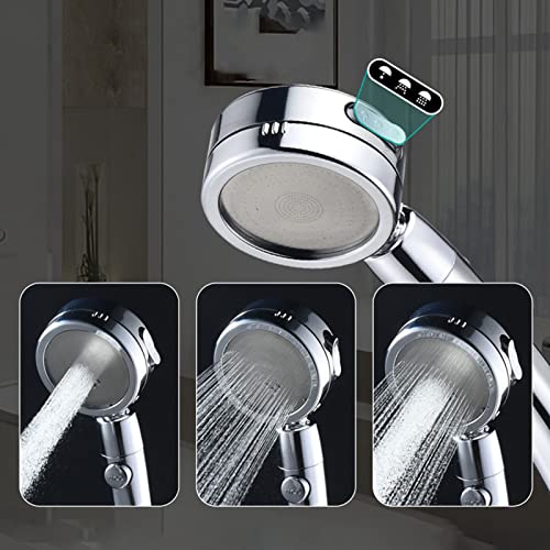 Cabezal de Ducha Manual Ajustable con Alta Presión 3 Modos miniatura 3