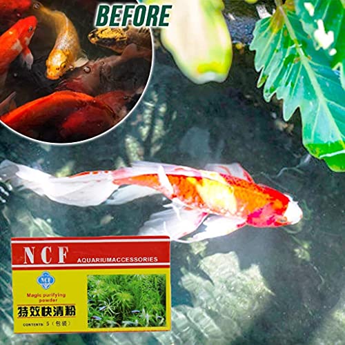 Eco-Aquarium Purifying Powder,Water Purifier Powder,Aquarium Cleaner Accessories,Water Treatment,Aquarium Cleaning Tool - Thumbnail 5