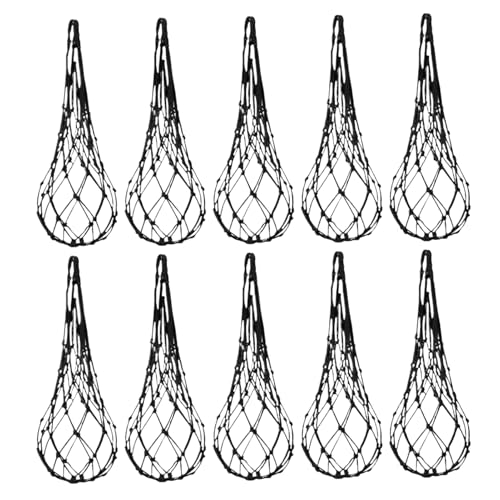 Red para Melones en Espaldera - Red de Calabazas 10 Piezas con Soportes | Bolsa de Cultivo para Melón Calabaza Pepino - de en Elevado