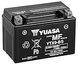 Batería Yuasa moto quad Ytx9-bs-cp - bateria de Moto ytx9-bs 8 ah (152x87x107)