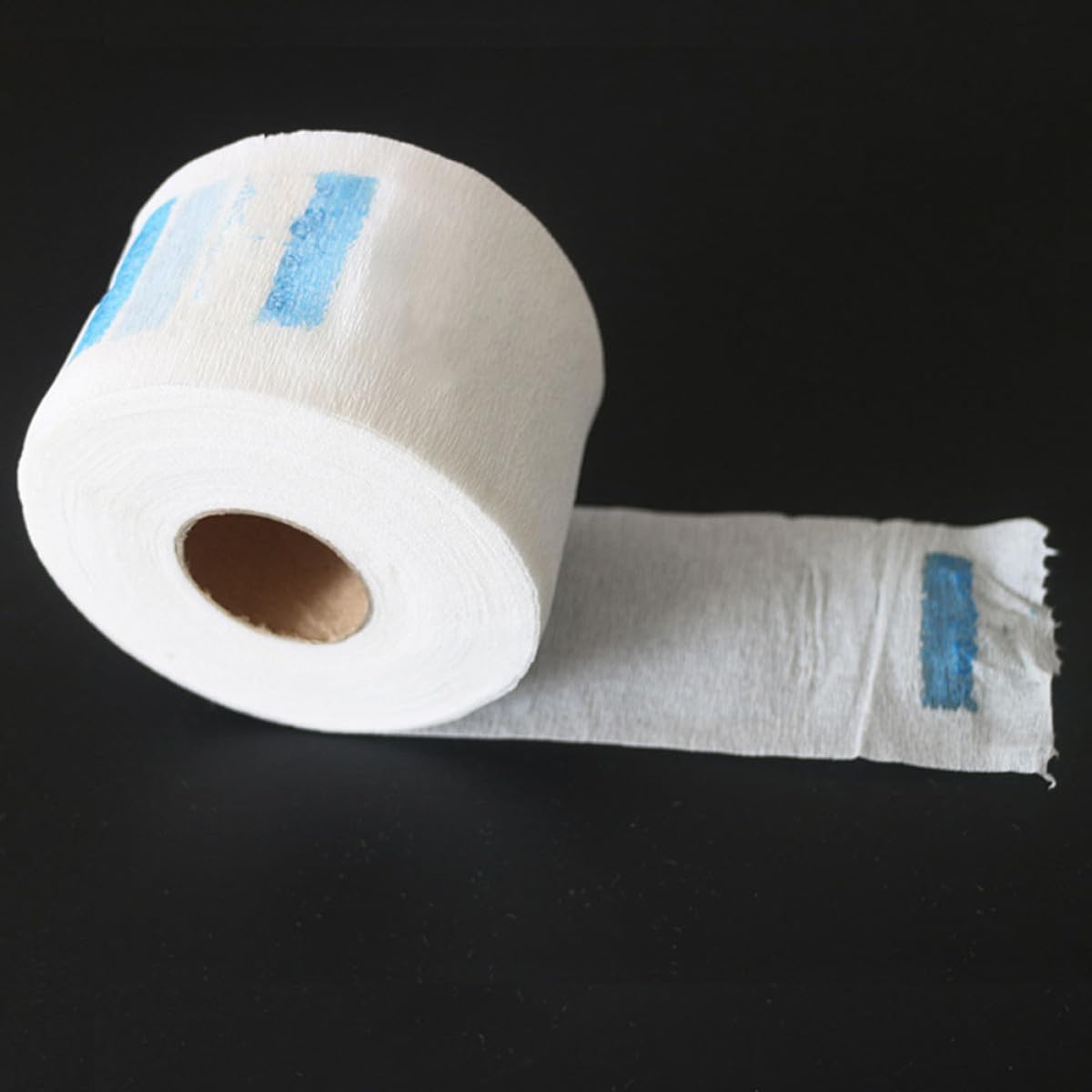 LIFKOME Cuello Práctico de Madera White desechable de Pulpa Protector Usar y Paquete de 800 Hojas Cómodo para Barbería Corte de Cabello en Casa