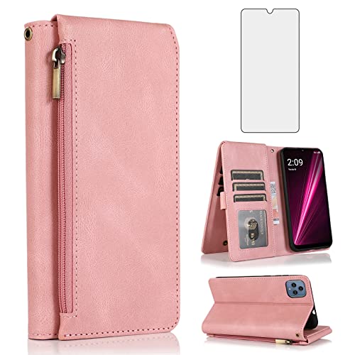 Coque T-Mobile Revvl 6 5G Asuwish XKLLPT finition luxe couleur or rose