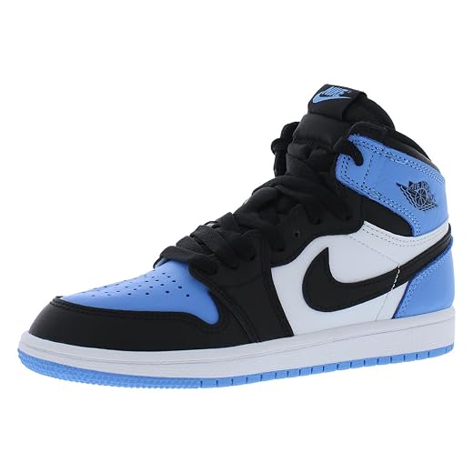 Nike Air Jordan 1 Retro High OG UNC Toe 2023 PS University Blue/Black/White Preschool Little Kid, 3 Little Kid