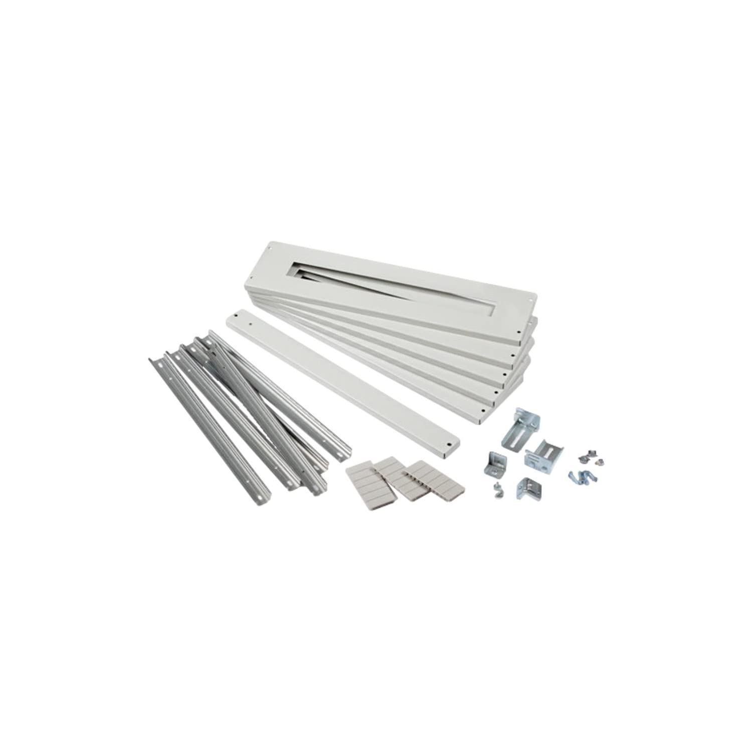 Couvercle métallique 192 modules IDE S192M150 pour coffret électrique blanc