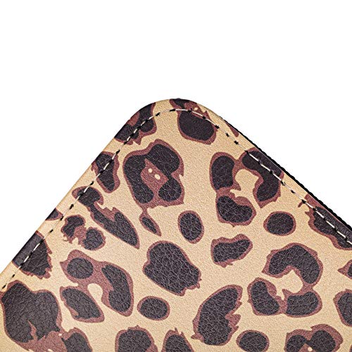 A6 Binder Zipered Binder Leather Notebook Personal Organizer Refillable 6 Round Ring Binder Cover For A6 Filler Paper (Leopard, A6) #TOP6
