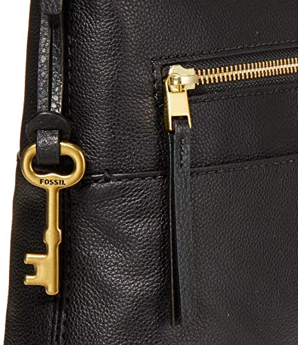 Fossil Women's Fiona Leather Large Crossbody Purse Handbag, Black (Model: Zb7267001) #TOP2