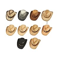 Algopix Similar Product 19 - Casual Outfitters 10pc Cowboy Hat Set