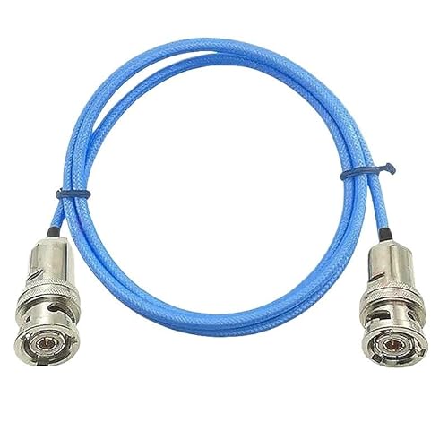 QYZLVCES(���X) BNC 3�����A�_�v�^�P�[�u�� 1553B�W�����p�[ TRX316 �_�u���I�X�w�b�h 3�J�[�h BNC TRB �e�X�g�P�[�u��(TRBM-TRB M,0.5m)