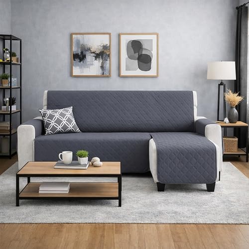 Housse canapé d'angle bras droit 280cm Maui extra souple