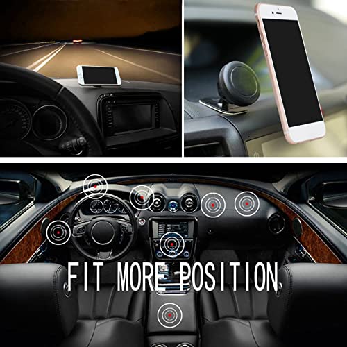 Kaaruisi Handyhalterung, Standfuß, Kugelkopf, drehbar, Saugnapf-Halterung, universelle Auto-Armaturenbrett-Handyhalterung