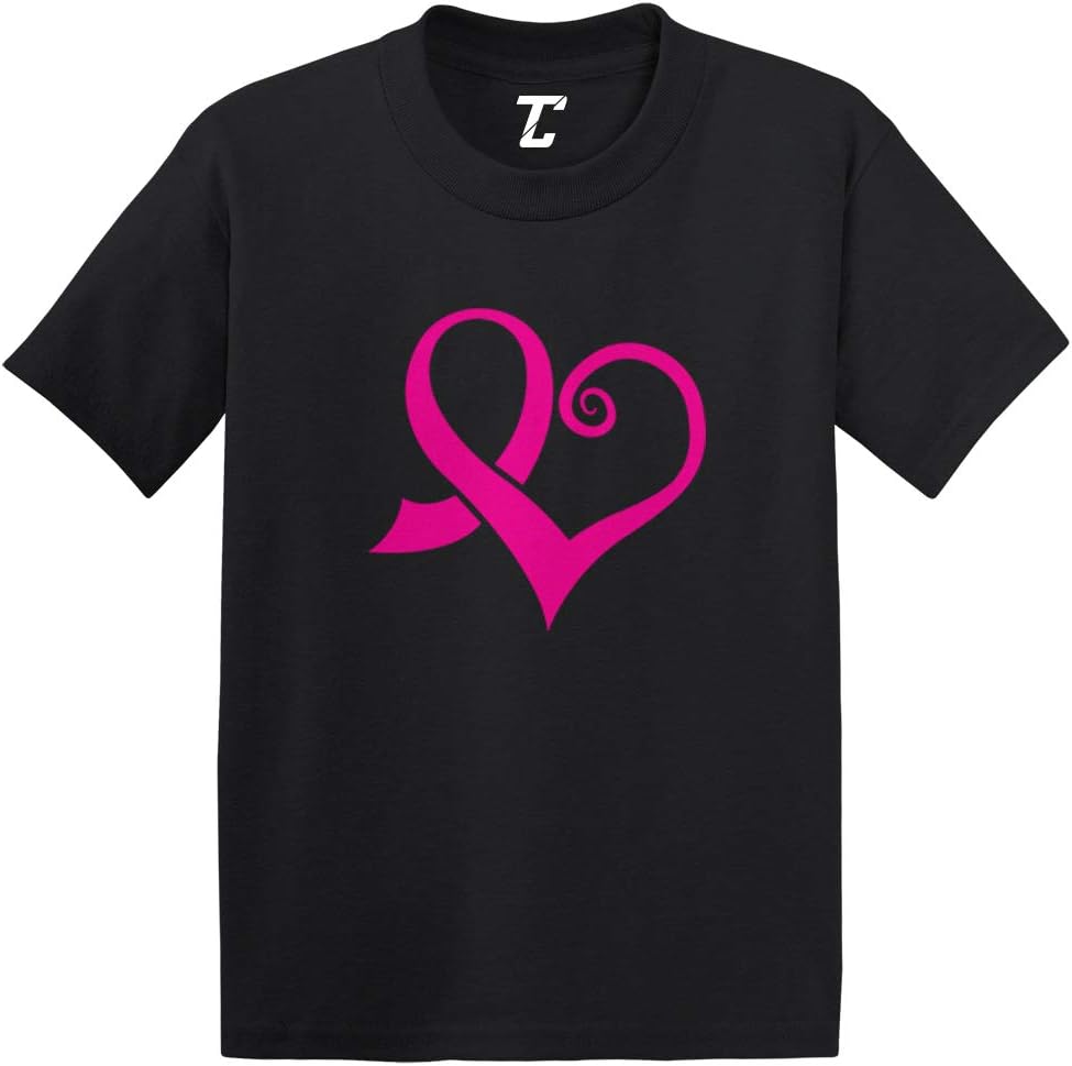 Ribbon Heart - Breast Cancer Awareness Infant/Toddler Cotton Jersey T-Shirt