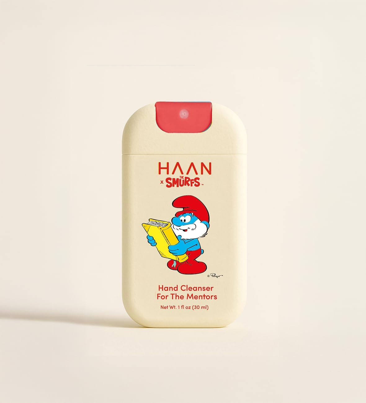 HAAN Limited Edition Smurfs – Feuchtigkeitsspendendes Handreinigungsspray mit Aloe Vera (3er-Pack) – je 1 Stück pro Duft: Morning Glory, Bright Rose, Purifying Verbena