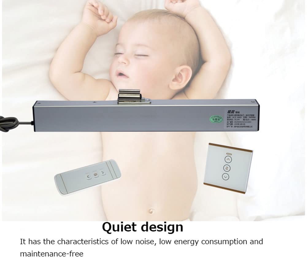 Actuador eléctrico de cadena para abrir ventanas con interruptor de pared y mando a distancia para sistema de ventilación automática