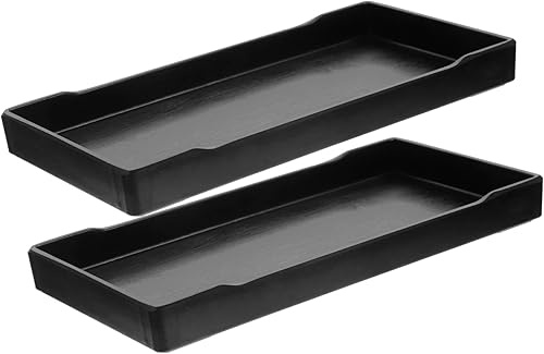 Miniatura 1 de Kichvoe Platos de sushi para servir, platos rectangulares para servir platos de sushi estilo japonés, platos de melamina, platos de charcutería,