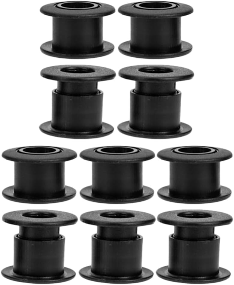 Happyyami Foosball Table Bearings 10 Pack 1.18X1.18X0.59 in Universal Rod Bearing Bushings Foosball Table Parts Replacement Accessories for Soccer Game Indoor Game Room