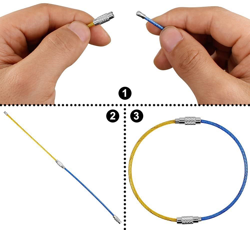 Set 4 Portapillole In Alluminio Con Portachiavi - 2 Piccoli (50x14 Mm) E 2 Grandi (60x20 Mm) - Colore Blu - Impermeabili E Robusti