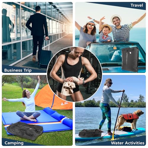 Image of 33L Professional Vacuum Bags for Travel with Wireless Vacuum Pump, Dobaly IP67 Reusable Vacuum Compression Bags for Suitcases and Backpack Space Saver Vacuum Bags Lightweight&Durable