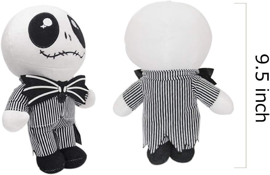 Nightmare Before Christmas Jack Skellington Plush Doll - Pumpkin King Plush Stuffed Toys Dolls (Jack Doll 9.5 Inches) - Image 2