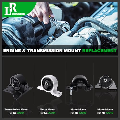 Engine Motor Transmission Mount Kit Compatible with Sentra 2000-2006 by loongrie - Used condition - Image 3