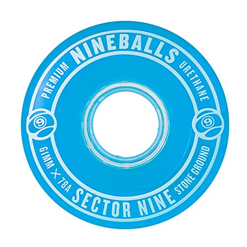 61 mm Sector 9 Nineballs Premium Longboard Ruote 61MM 78A Blu