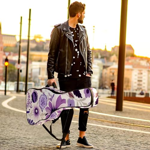 Étui guitare acoustique 101.6 cm - Housse violette imperméable