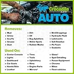 Crocodile Cloth Auto Cleaning Wipes - Car Engine Degreaser, Body Detailing, Tires Cloth Wipes - Cut Through Grease, Oil, and Adhesives on Hands, Tools, Parts, and More - 100 Giant Disposable Wipes - Image 5