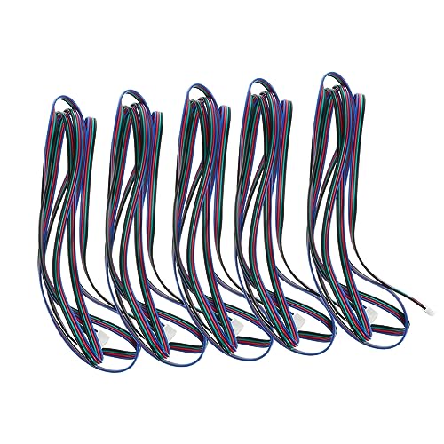 Anneome 5pcs Printer Motor Cable Connector to Bipolar Stepper Motor Cables for 3d Printer Machines