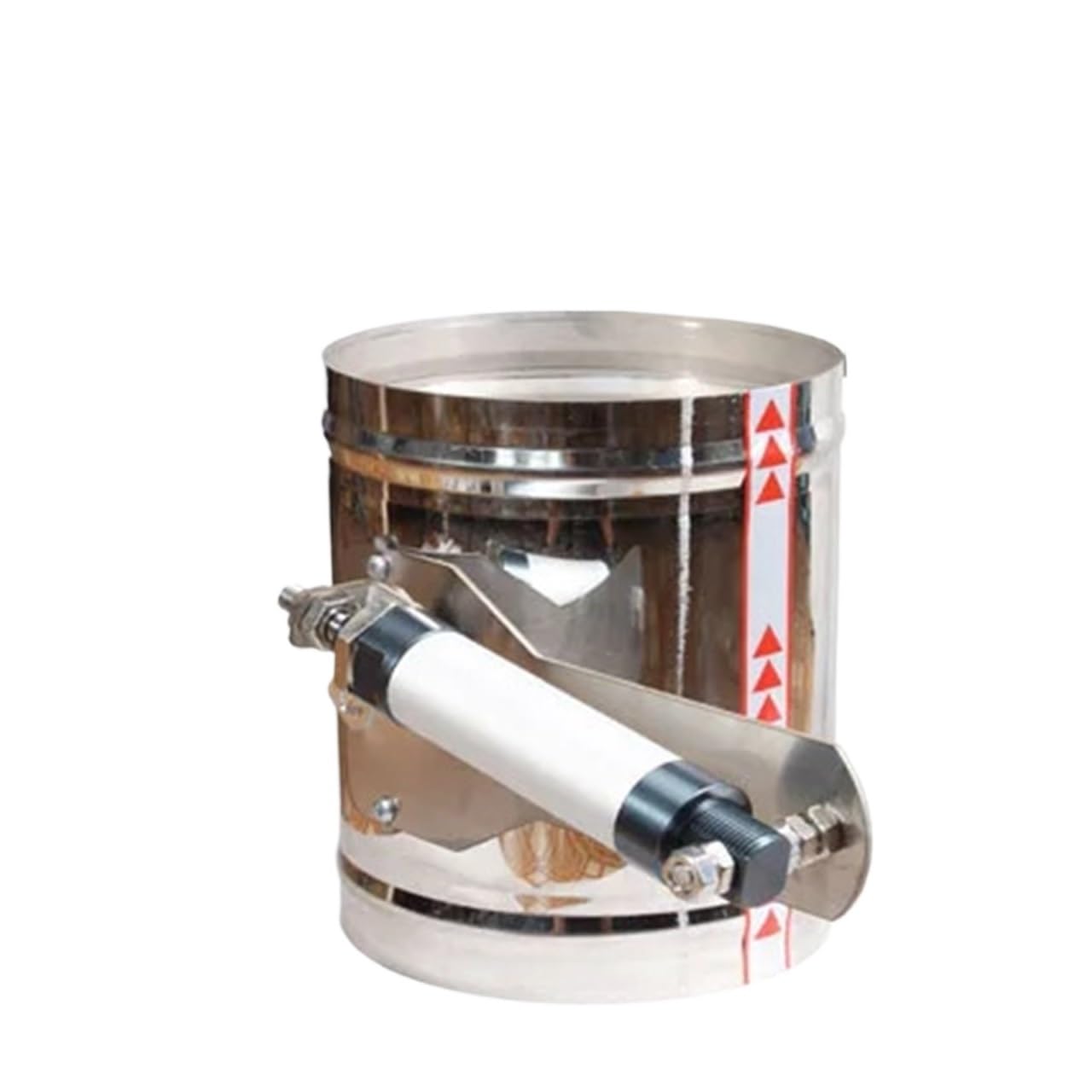 MXXDMOPD Damper Stainless Steel 201 Air Valve Motorized Check for 3/4/5/6/8inch Pipe Pneumatic(OD51MM)