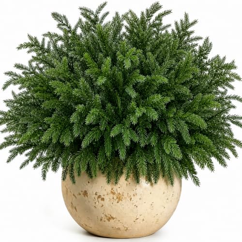 24 Bundles Artificial Norfolk Pine Stems DROPS TO (24 PK ONLY) - image 1