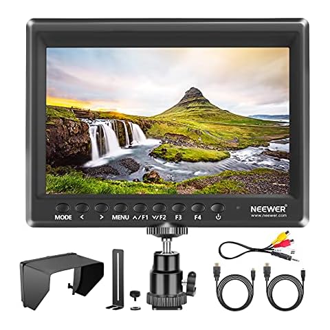 Neewer F100 7-Inch Field Monitor with Sunshade Cover