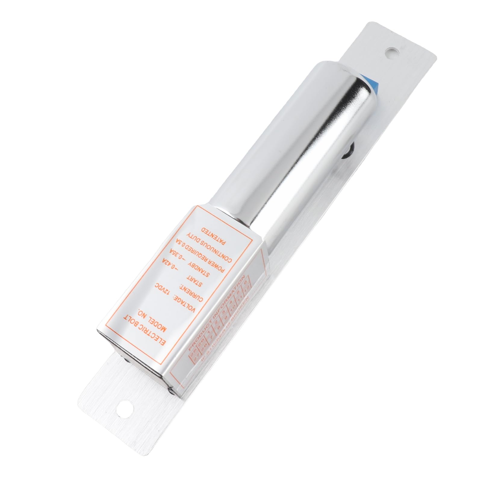Serrure de porte magnétique électrique DC 12V YWBL-WH en alliage d'aluminium