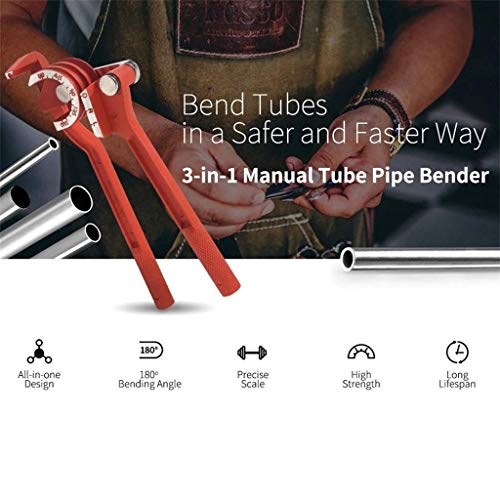 Giftprod 3 in 1 Pipe Tube Bender Lever 1/4
