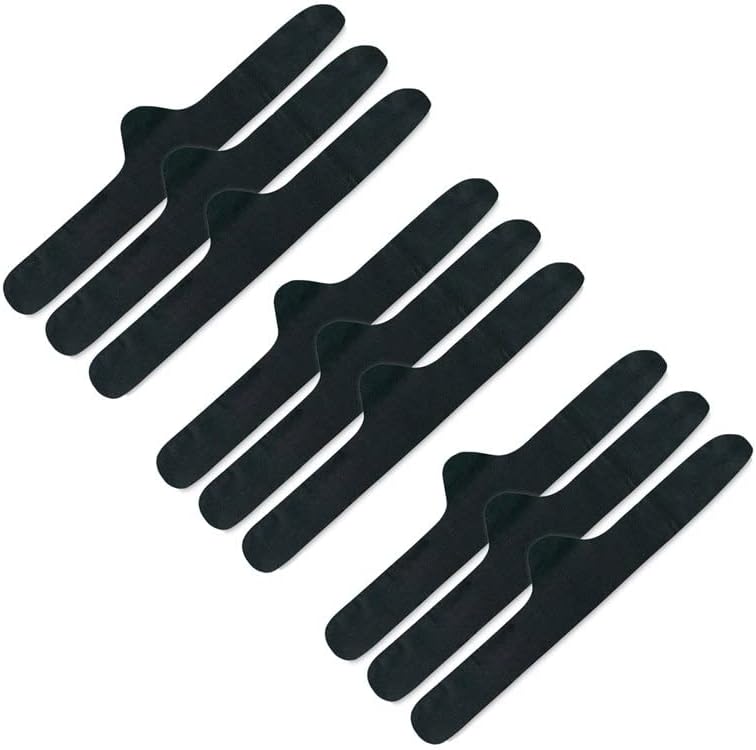 More of Me to Love 100 Cotton Bra Liner 9Pack Black