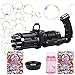 HUA Maquina Burbujas, Pistola de BurbujasSoplador Automático de Burbujas con Solución de Burbujas, Juguetes de Burbujas para Celebracion Fiesta Boda Fiesta Día del Niño （negro ）