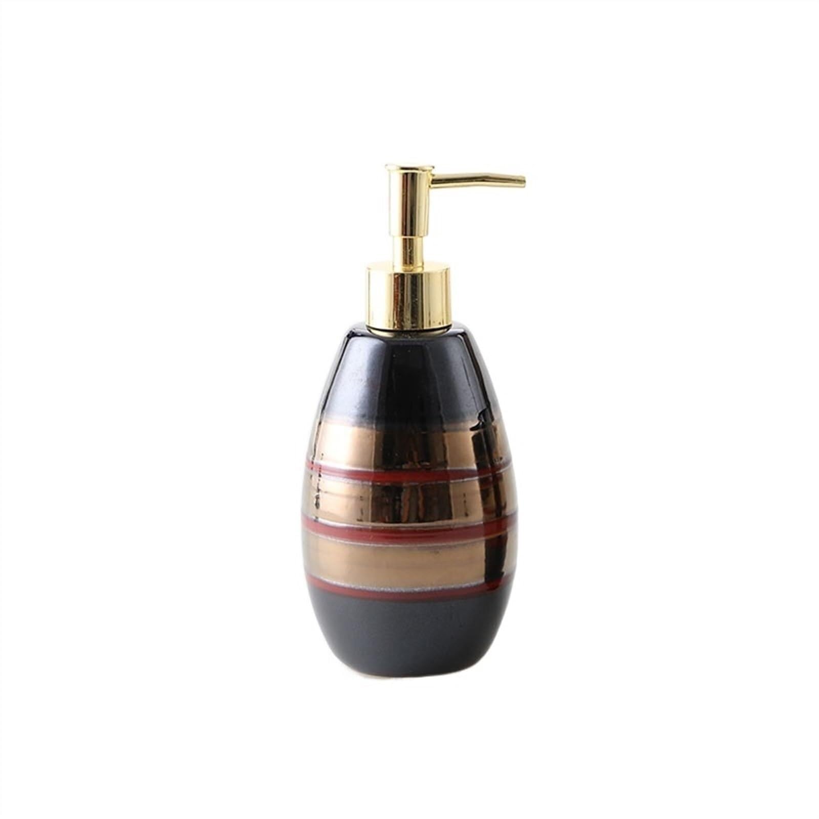 Yuue One Color Empty Barthroom And Dish Vintage 14Oz Hand Soap Bottle With Gold Ump Lotion Dish Dispenser For Countertop Decor Decor For Counter
