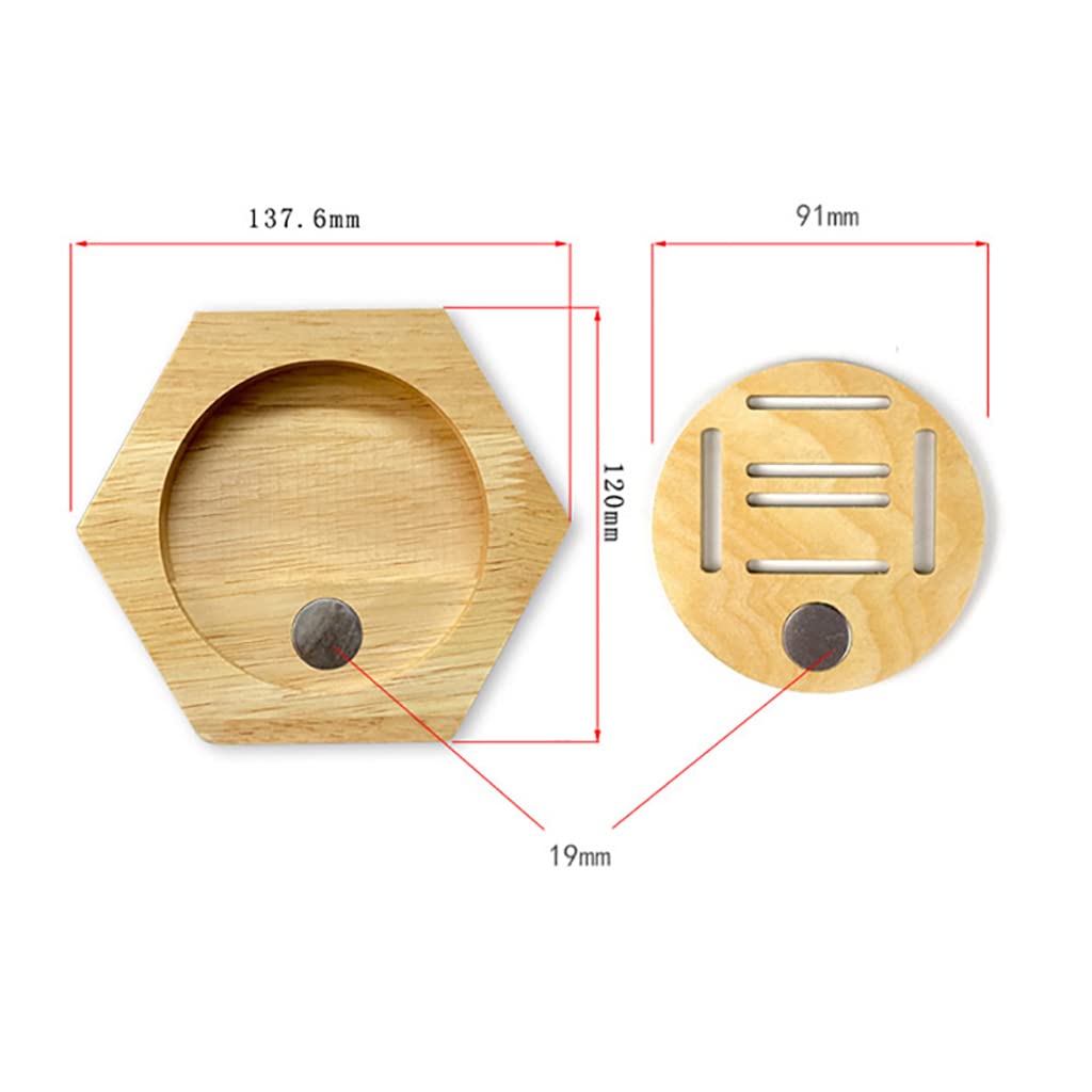 Medaille Aufbewahrungsbox für Läufer, Sport-Medaillenständer, sechseckig, Tropfenform, 2/5/6/7/13 Stück(Hexagon Shape,2Pcs)