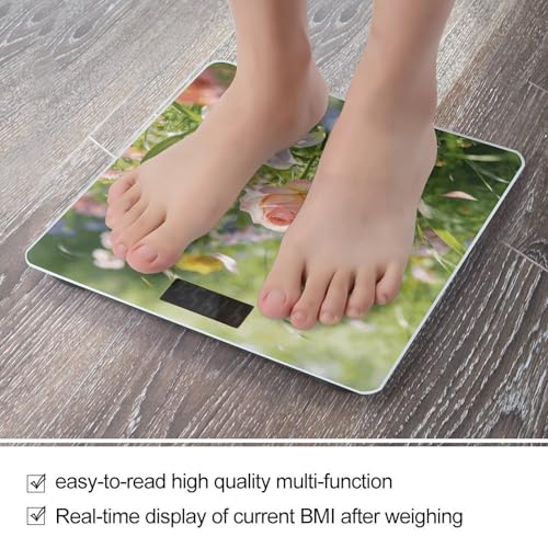 Báscula digital para baño Flowers Grass 400 lb miniatura 5