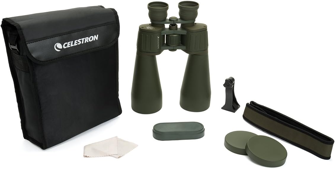 Celestron 71426 Cavalry 15x70 Binocular (Olive Green)
