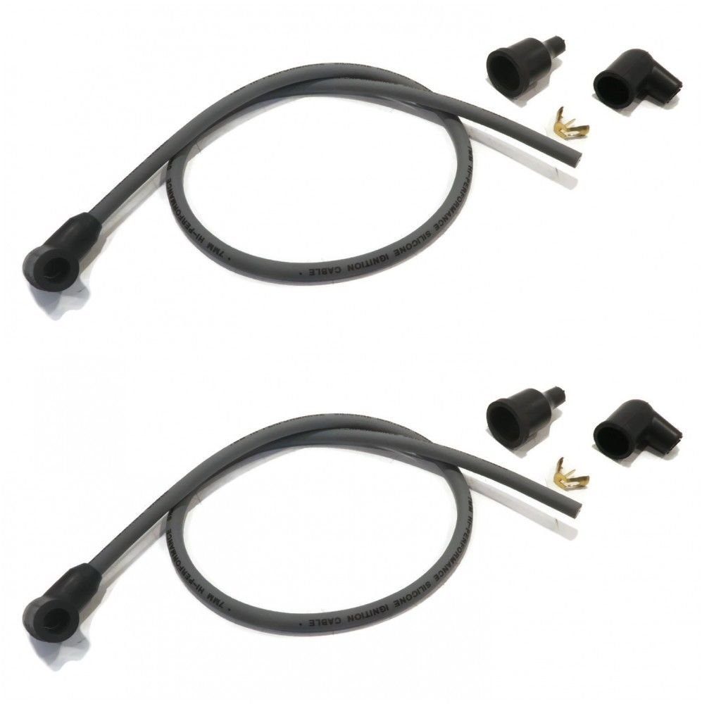 (2) New Ignition Coil Spark Plug Wires fit Kohler K582 K660 K662 4-23 HP Engines