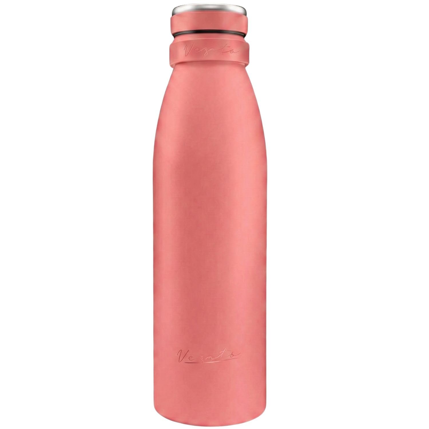 Vezato Coral Stainless Steel Drinking Bottle, Bpa-Free Insulated Flask, 1000 Ml, Leak-Proof Water Bottle With Double Insulation, Thermos Flask, Dishwasher Safe, Suitable For Carbonated Drinks, Sustainable