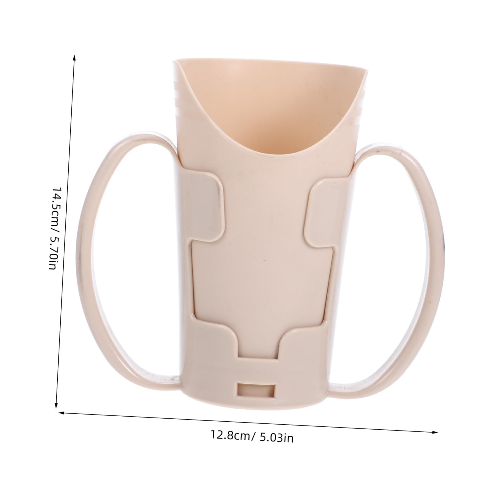 Mikinona Elderly Sippy Cup Spill Resistant Portable Soup Cup for Seniors Dysphagia