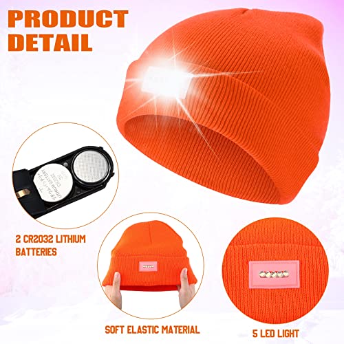 Buy Zhehao 4 Pcs LED Beanie with Light, Unisex Beanie Hat Winter Cap